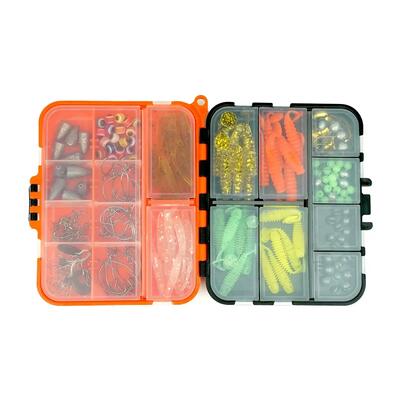 Roofvisset 205-delig met tacklebox baars snoek snoekbaars