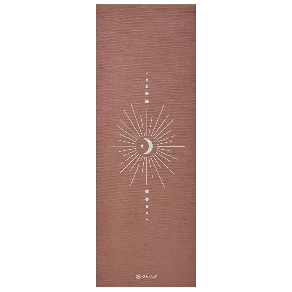 Tapis De Yoga Motif/style Croissant De Lune (Cannelle) Taille unique 3/4