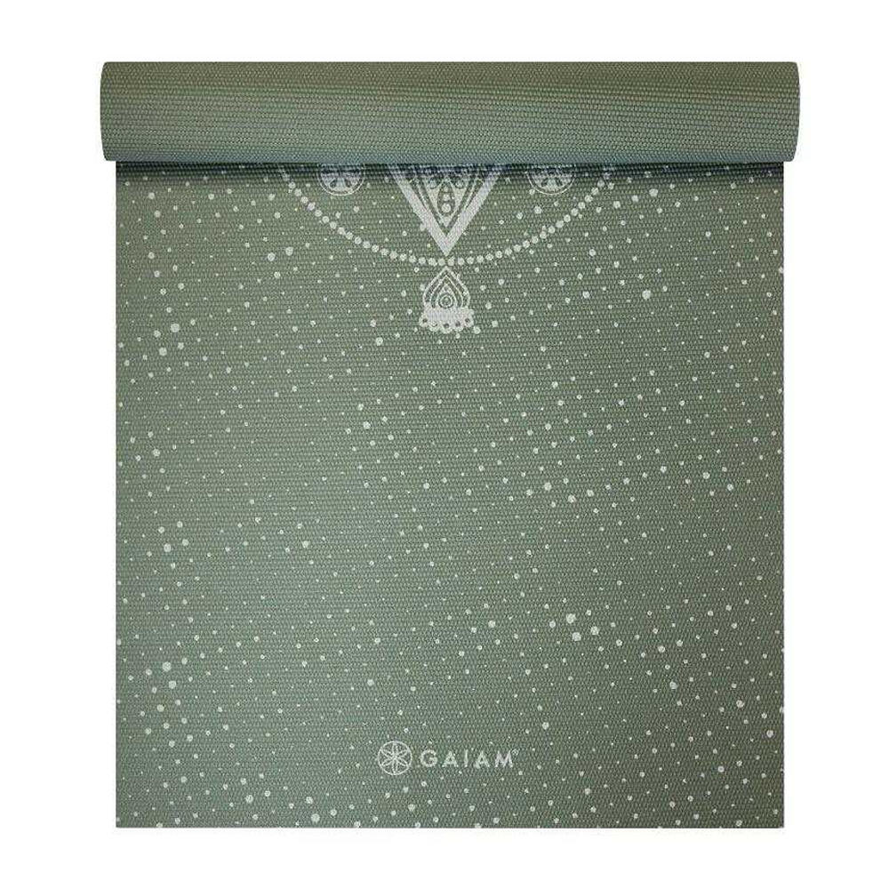Tapis De Yoga Motif/style Céleste (Vert) Taille unique 2/4