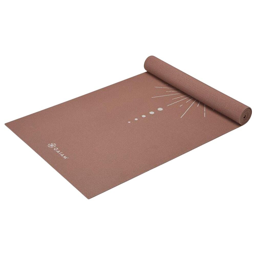 Tapis De Yoga Motif/style Croissant De Lune (Cannelle) Taille unique 2/4