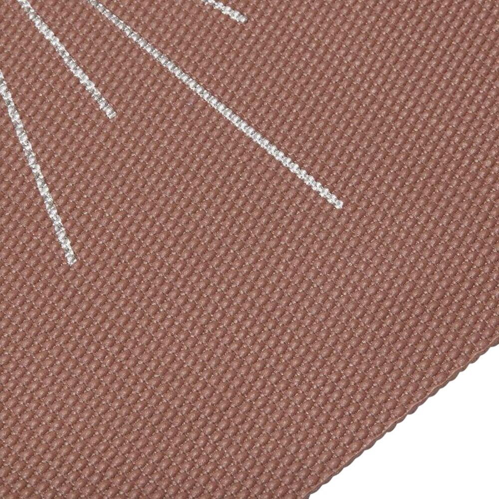 Tapis De Yoga Motif/style Croissant De Lune (Cannelle) Taille unique 4/4