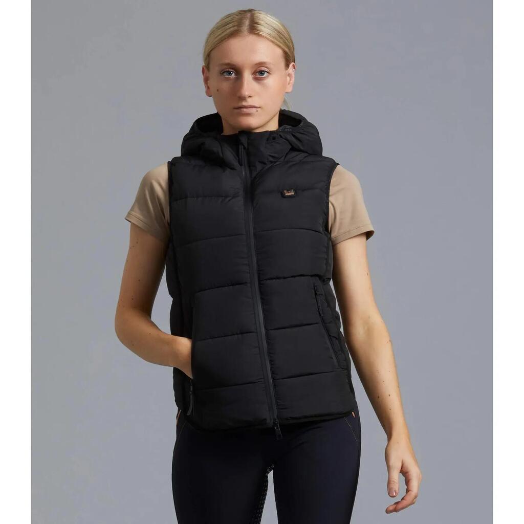 Women's Premier Equine Pavoni Hooded Puffer Vest