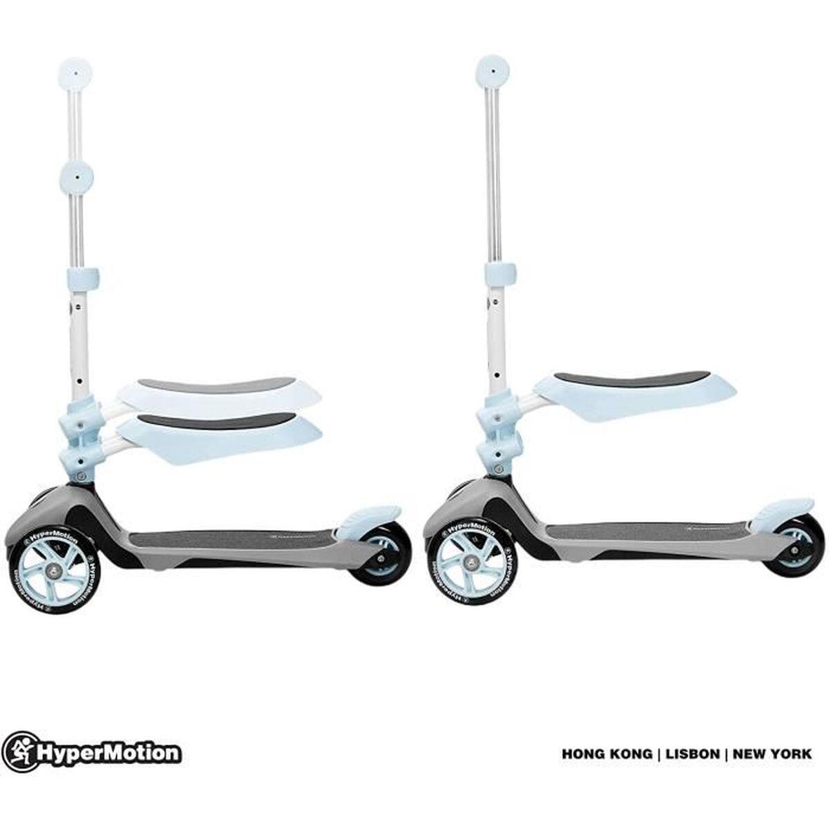 Monopattino 3-in-1 Evolutivo Blu Sedile Rimovibile Manubrio Reg Max 20kg 4/4