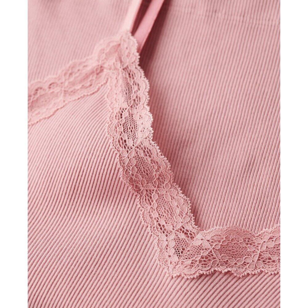 Débardeur court à liseré dentelle femme Superdry Essential 6/6