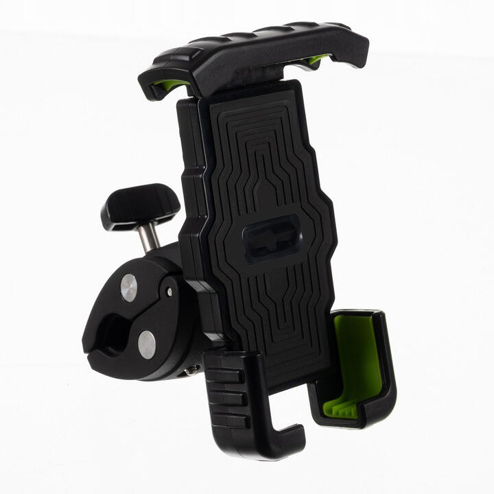 Suport telefon bicicleta reglabil 4.7-7”, montare ghidon, prindere cu surub, ABS