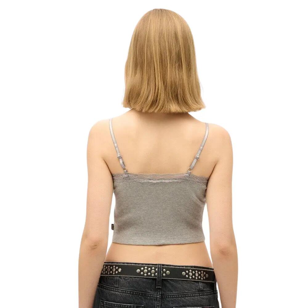 Débardeur court à liseré dentelle femme Superdry Essential 5/6