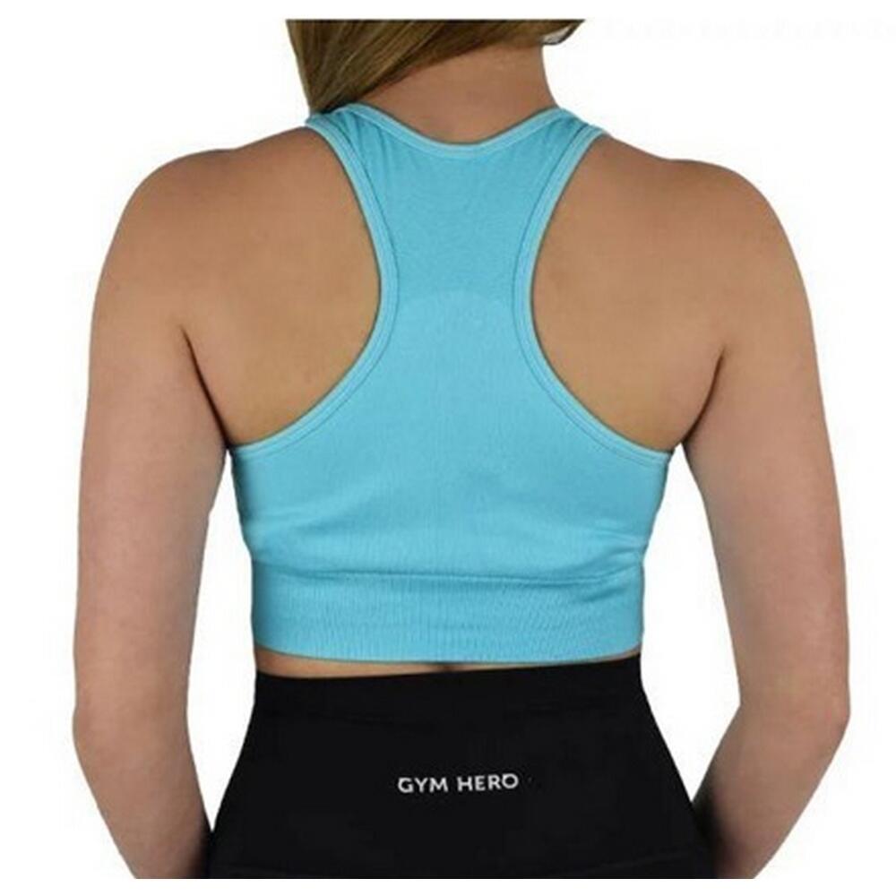 Reggiseno Sportivo Donna Gym Hero Miami Cute Blu 2/4