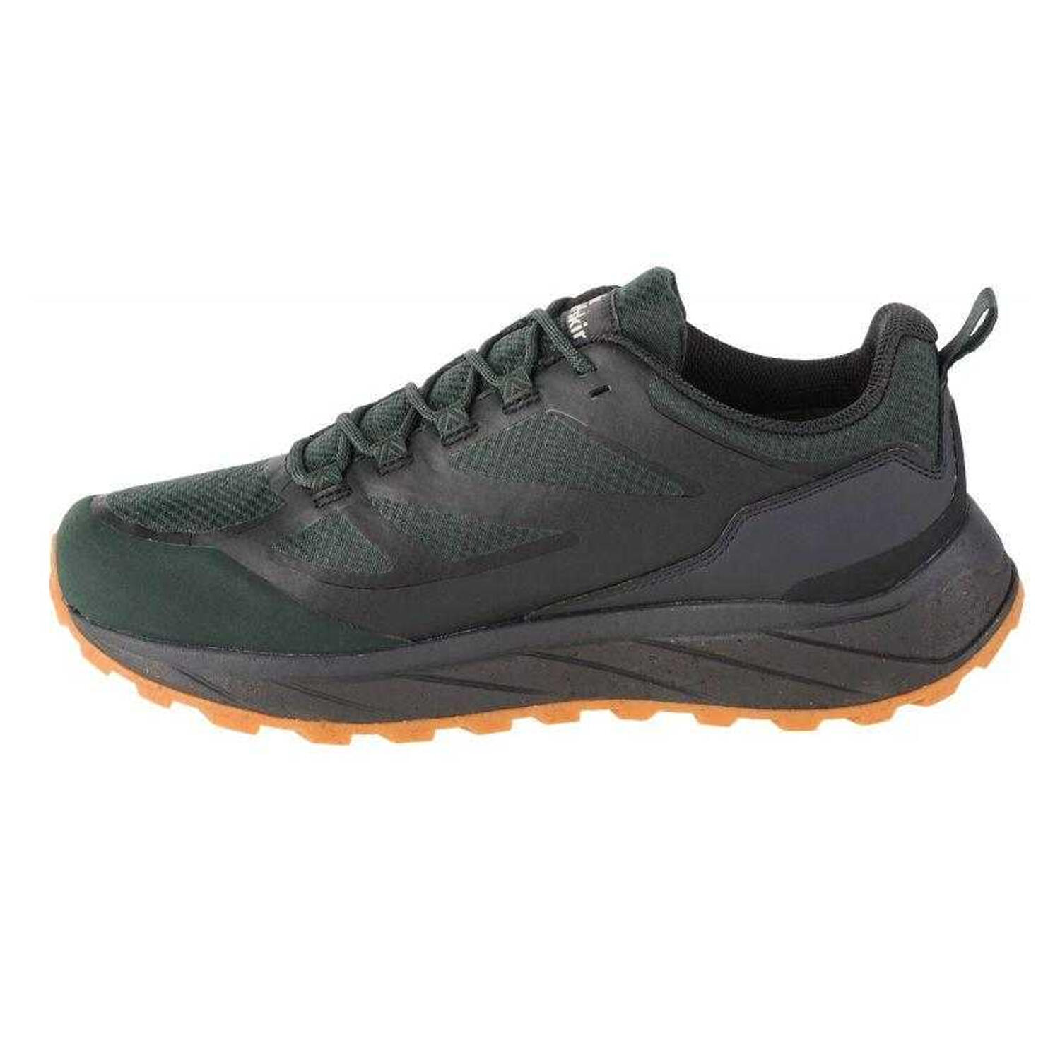 Heren Terraventure Texapore Laag Sportschoenen (Zwart, Groen) 2/4