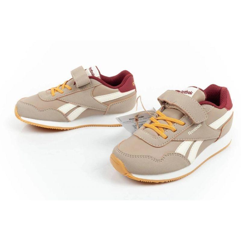 Scarpe Sportive Sintetico Ecologico Effetto Pelle Bambini Reebok Royal Beige 3/6