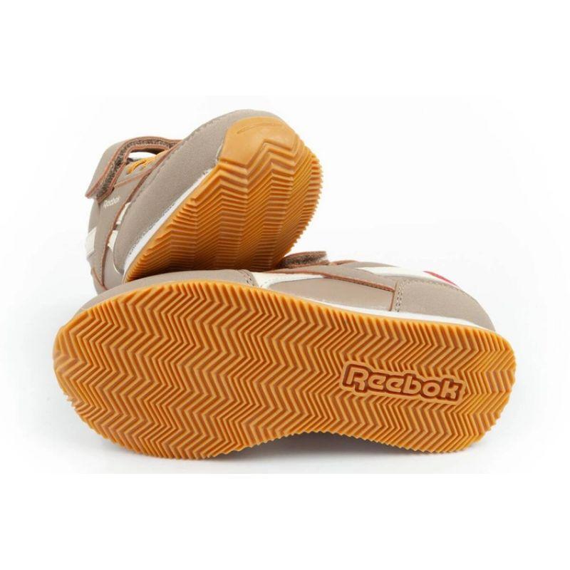 Scarpe Sportive Sintetico Ecologico Effetto Pelle Bambini Reebok Royal Beige 2/6