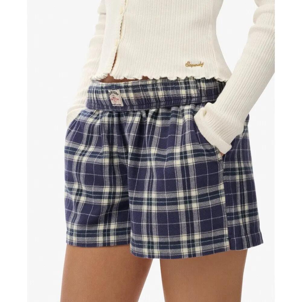 Fascia elastico in cotone a quadri donna Superdry 5/6