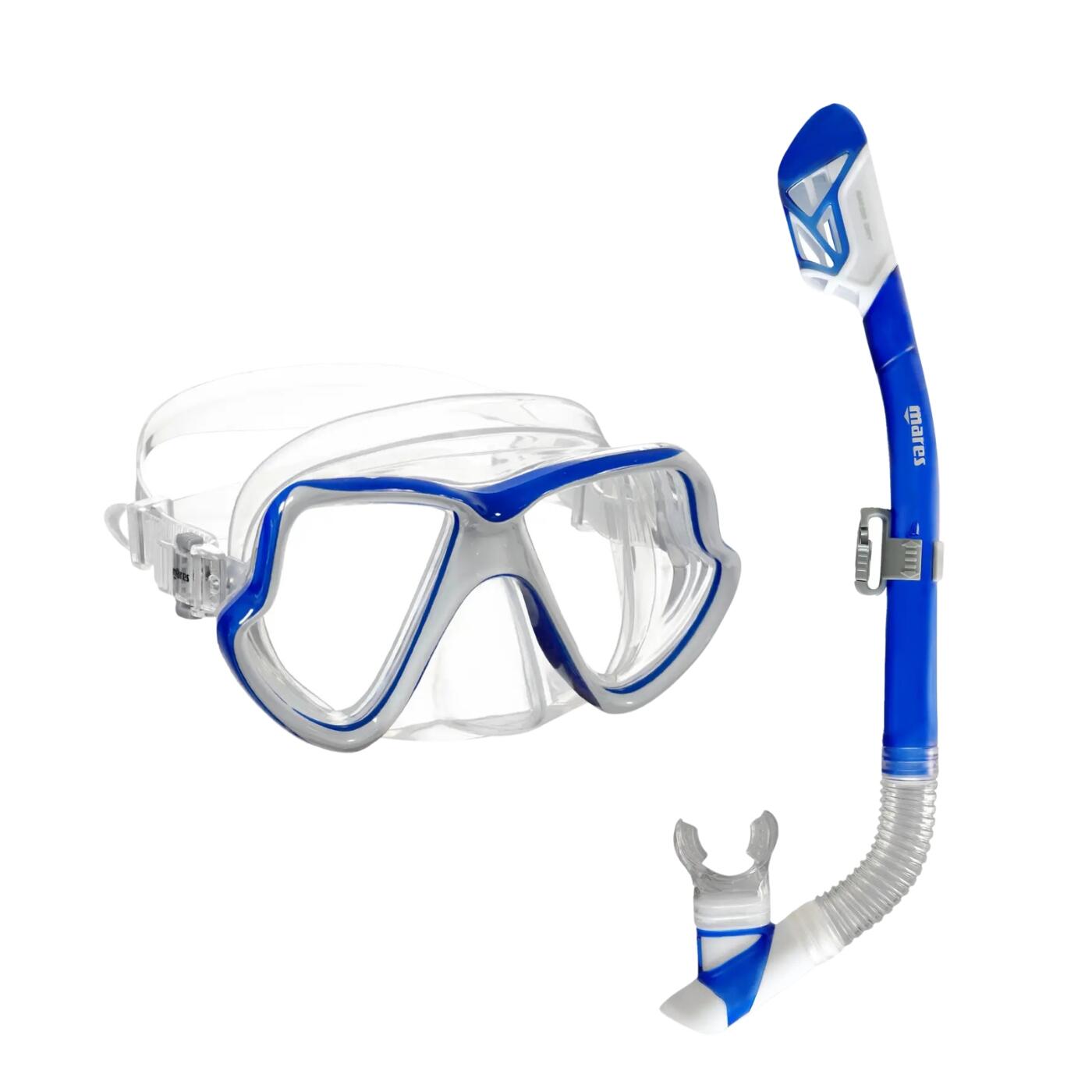 MARES Potápěčský set maska a šnorchl WAHOO DRY