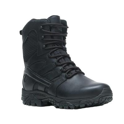 Heren leren wandelschoenen (zwart)
