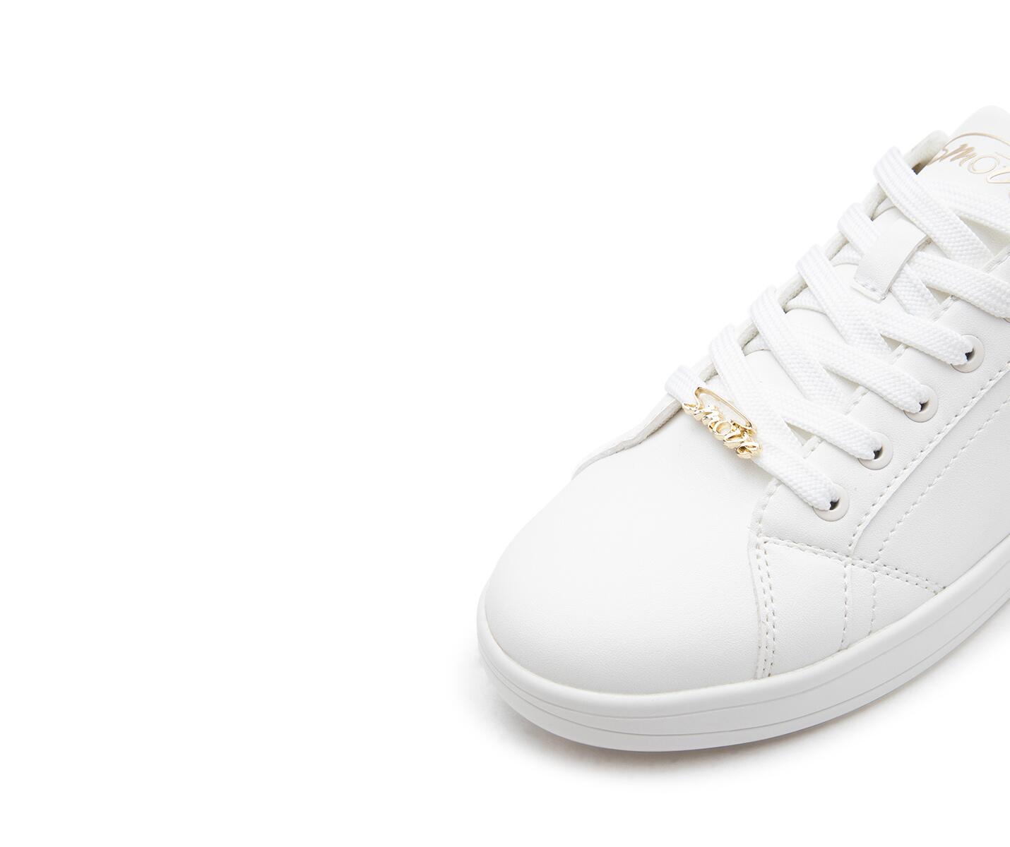 SMOVE Accent Dance Sneaker in white gold for women 3/7