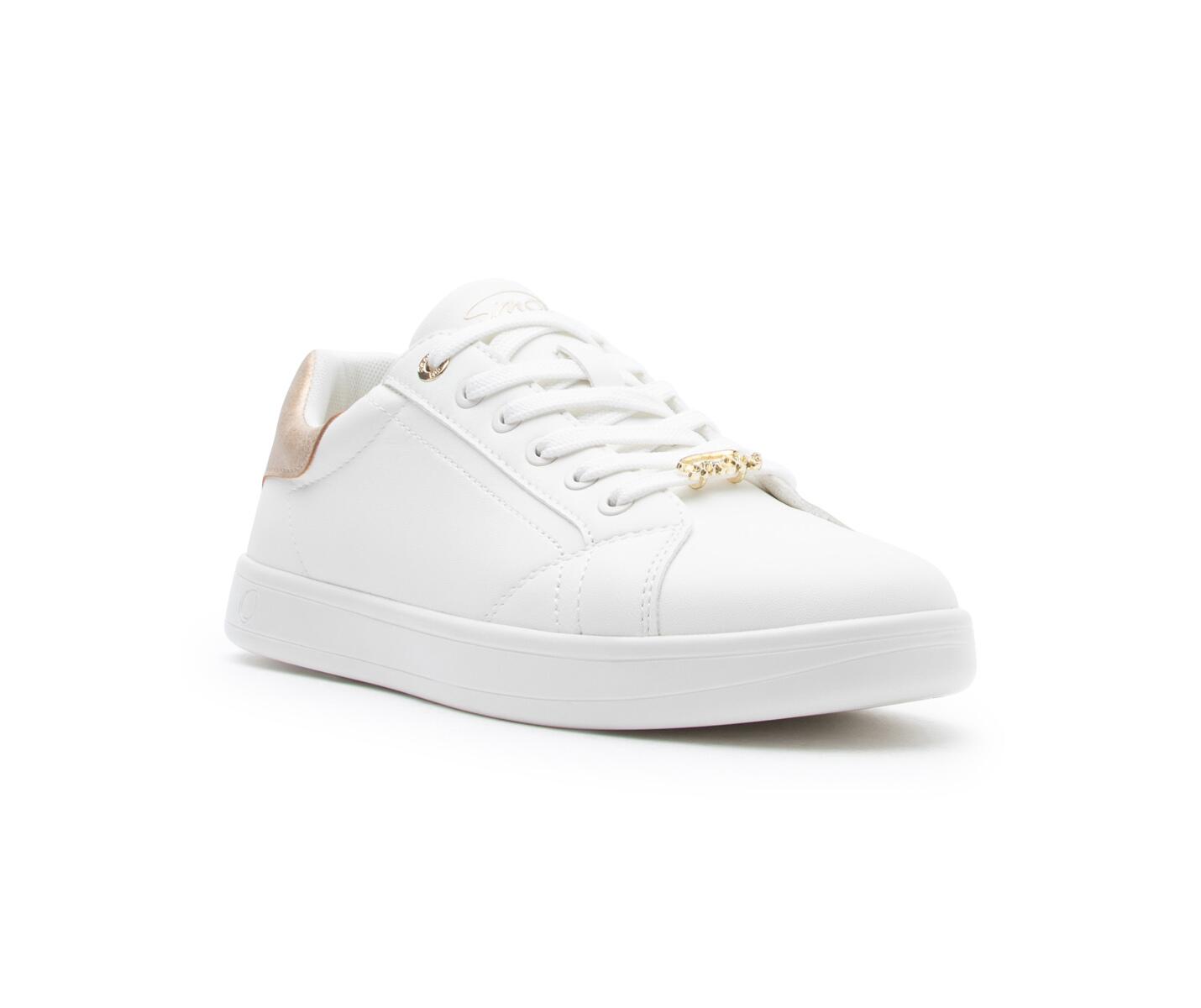 SMOVE Accent Dance Sneaker in white gold for women 2/7