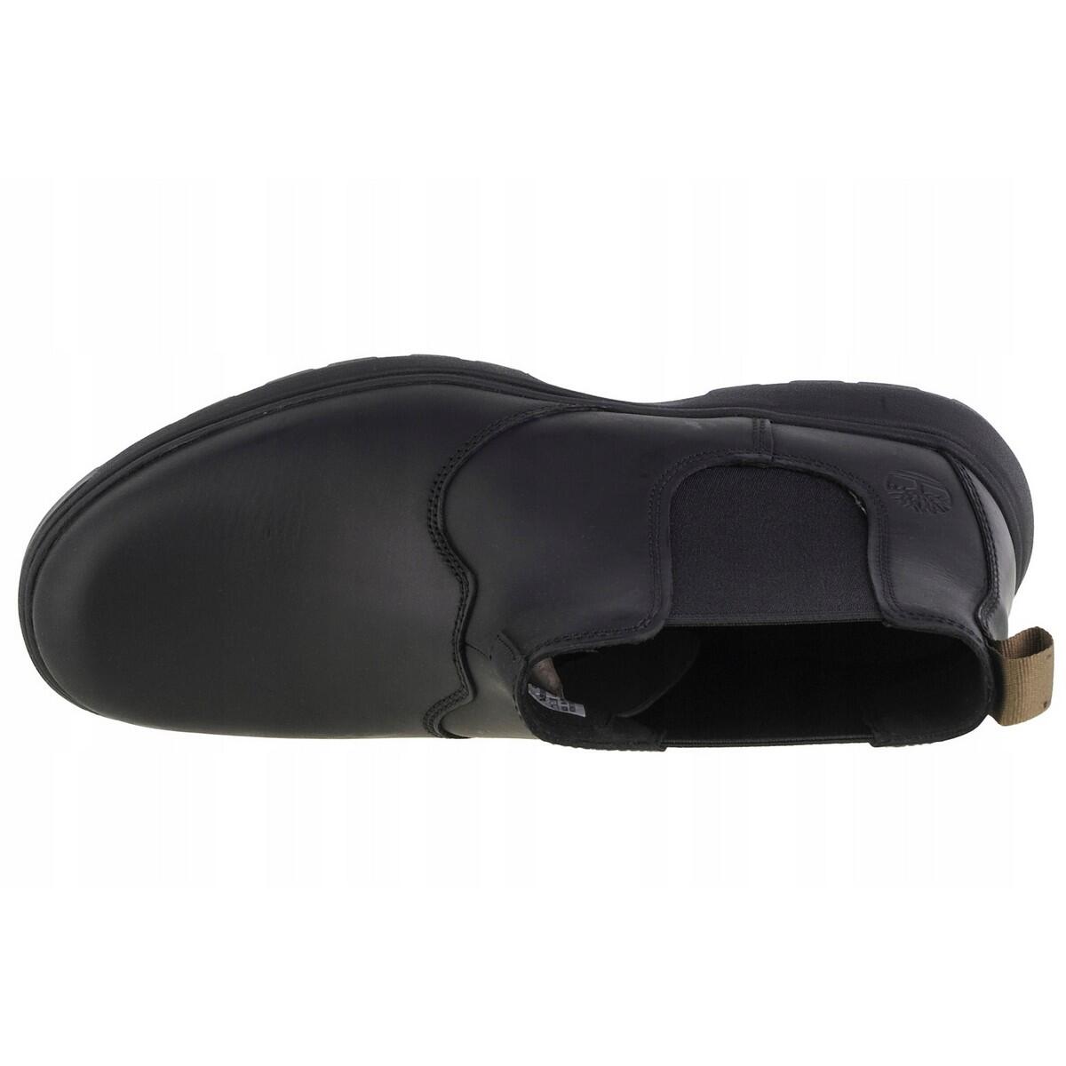 Botas de couro Atwells Ave para homem (Preto) 3/4