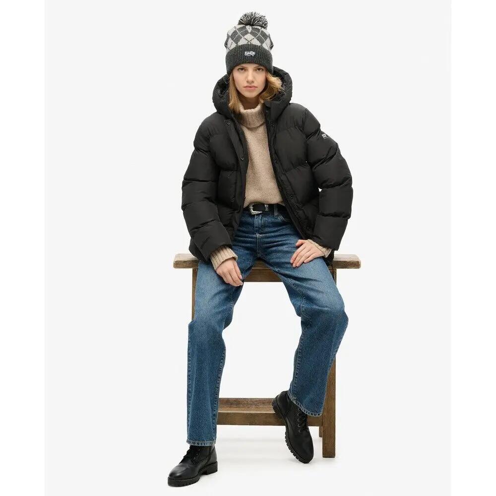 Plumífero con capucha de mujer Superdry 5/7