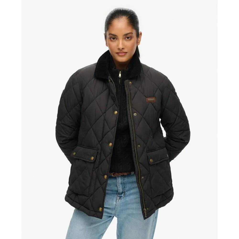 Doudoune femme Superdry Cord Trimmed Liner 3/6