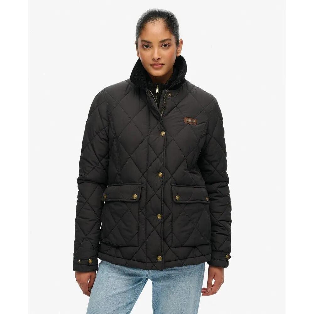 Doudoune femme Superdry Cord Trimmed Liner 2/6