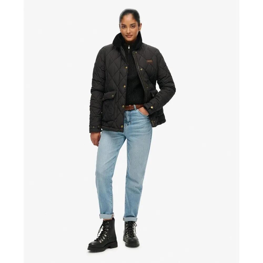 Doudoune femme Superdry Cord Trimmed Liner 4/6