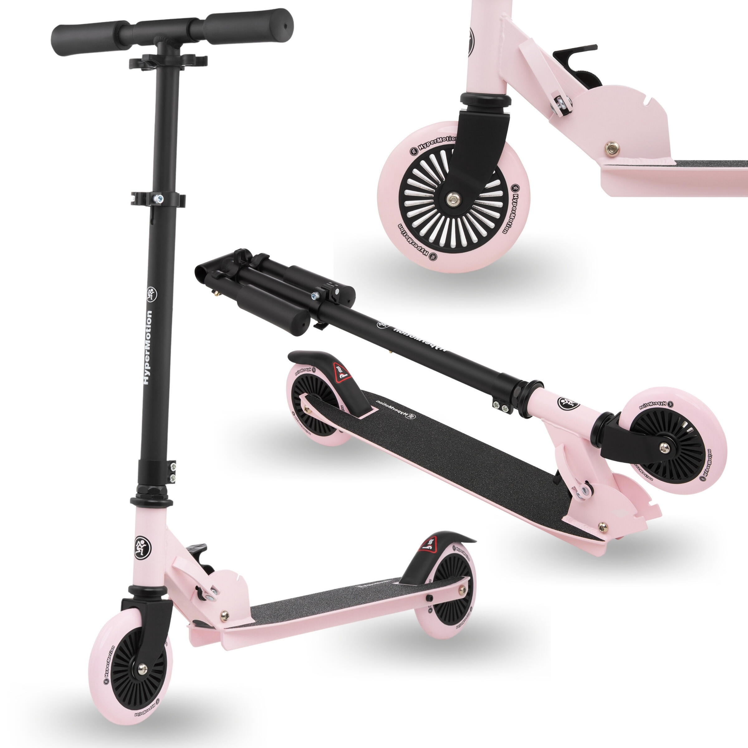 Trottinette Enfant Pliable Willy Rose Poudré 125mm ABEC-7 Légère 2.2kg 3/7