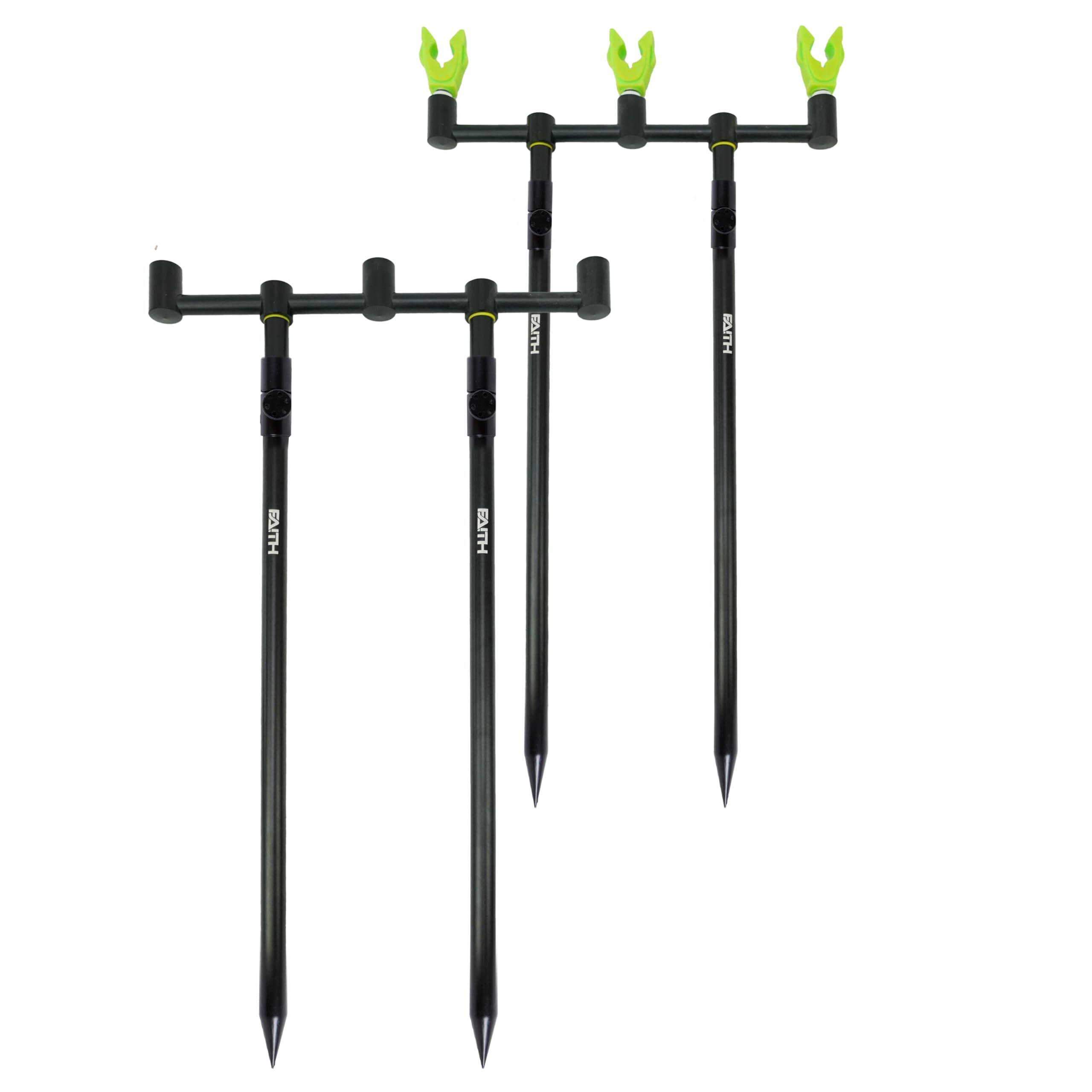 Faith Carp Tackle Goalpost Set 3 Rod Banksticks Buzzerbars 2/3