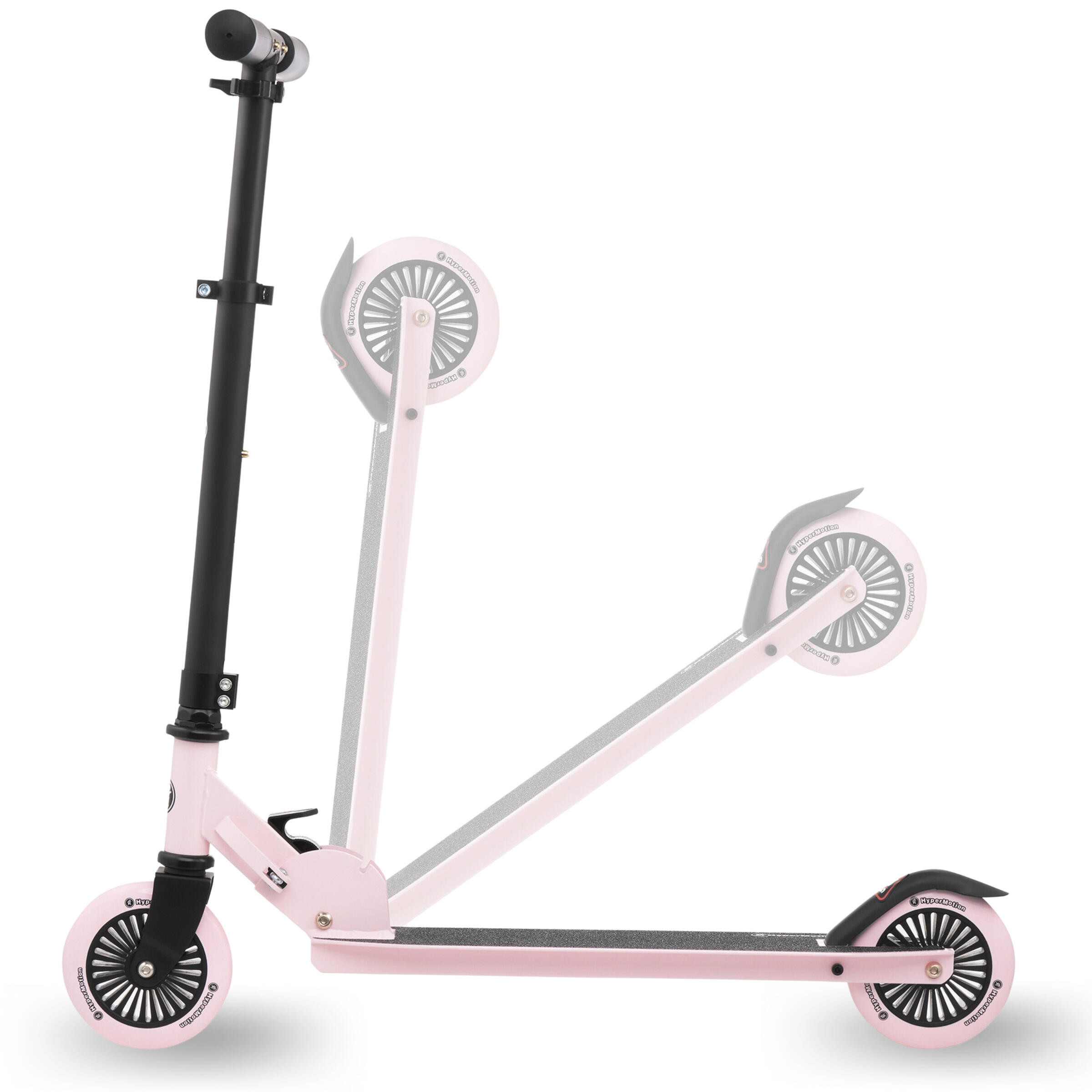 Trottinette Enfant Pliable Willy Rose Poudré 125mm ABEC-7 Légère 2.2kg 4/7
