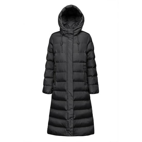 Lange Daunenjacke mit Kapuze, Damen Geox Anylla