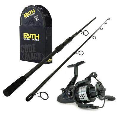 Eurocatch black phantom hybrid set 10ft karper hengelset