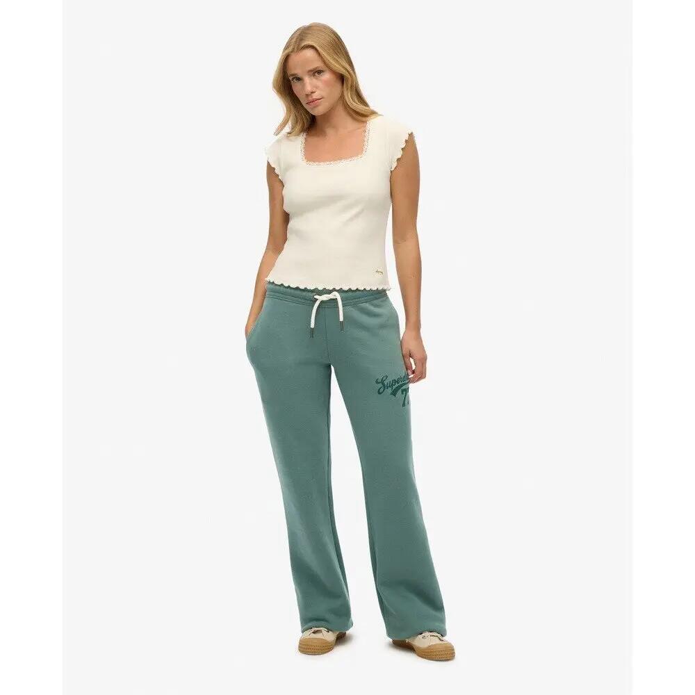Pantalon de survêtement évasé femme Superdry Super 77 3/7