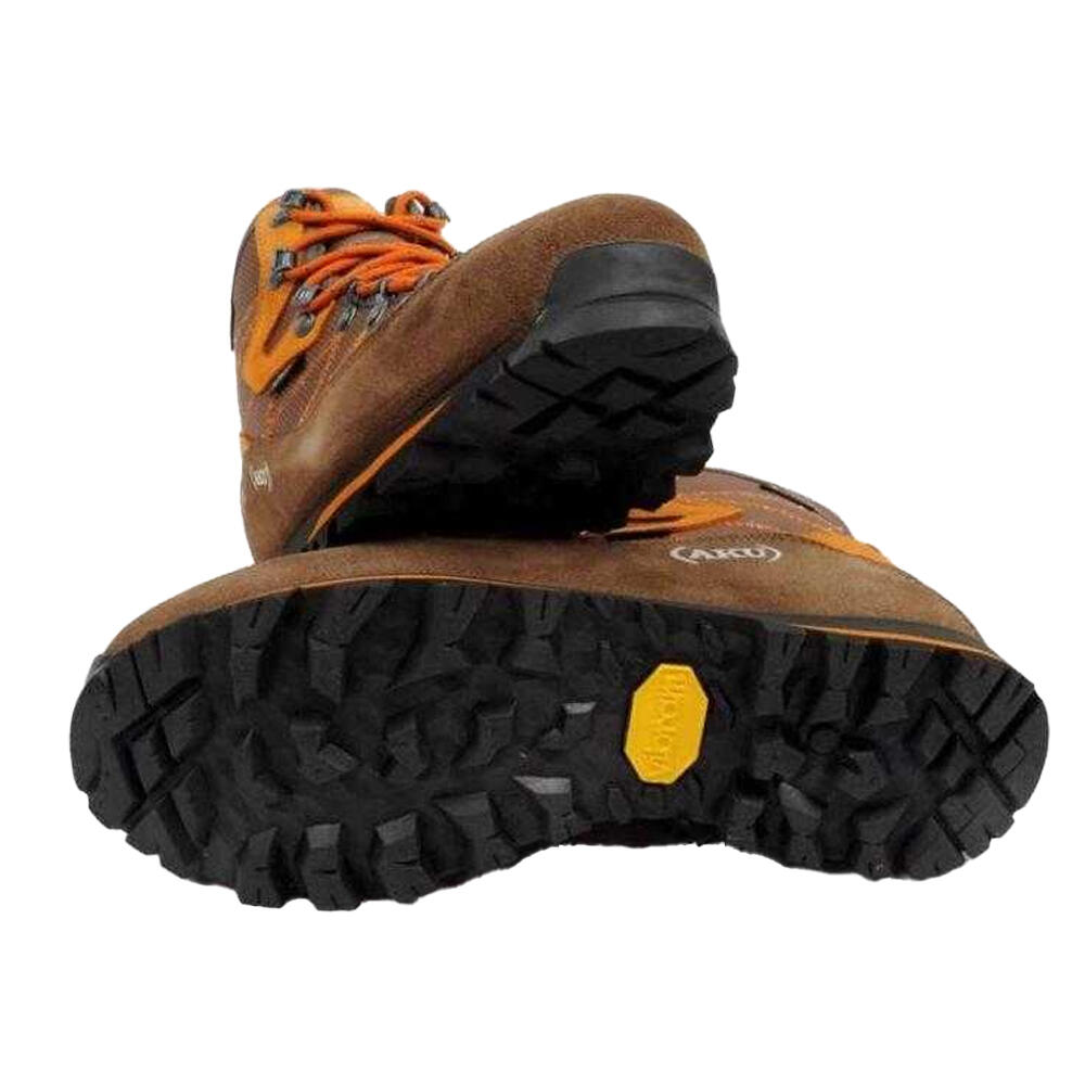 Dames Trekker Leren GORETEX Trekking Trainers (Bruin) 4/5