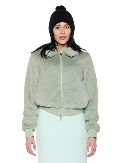 Veste d'hiver douce en sherpa « Jamais sans » pour femmes