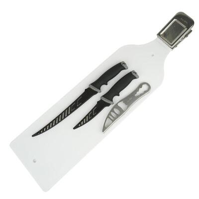 Fish-xpro vis fileer set 4-delig fileermes snijplank