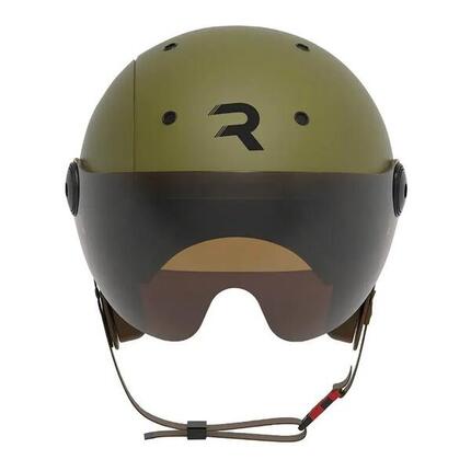 Kask z regulowanym daszkiem, zdejmowana ochrona uszu Revoe Premium