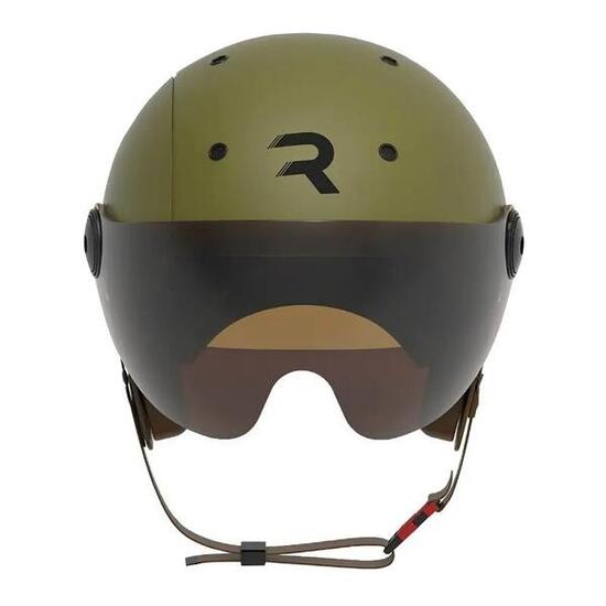 Kask z regulowanym daszkiem, zdejmowana ochrona uszu Revoe Premium