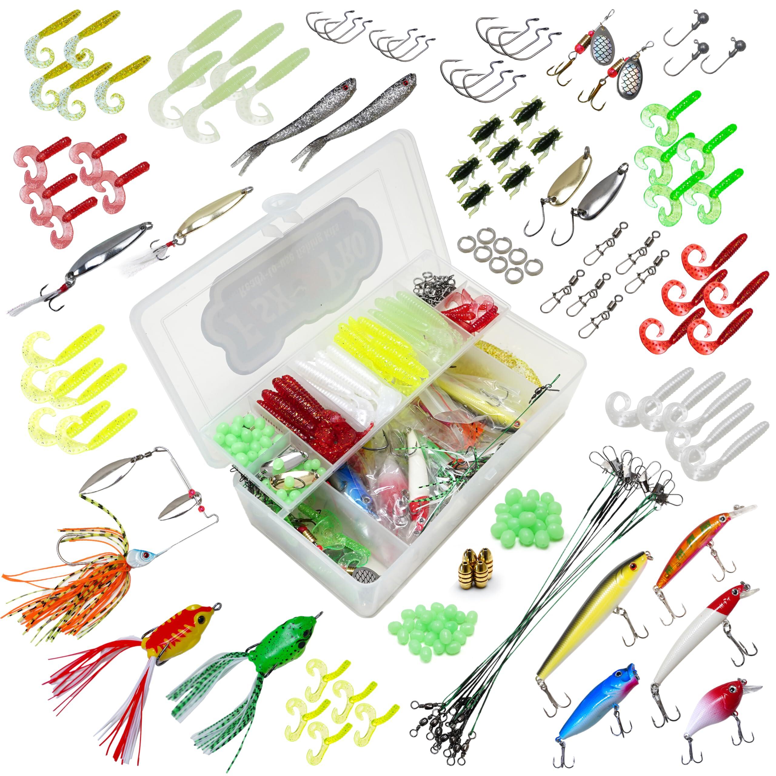 Roofvis Accessoires Set 215-delig met Tacklebox 1/3