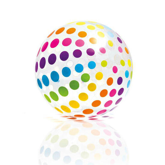 Balle de plage géante Intex 107 cm - multiple couleurs