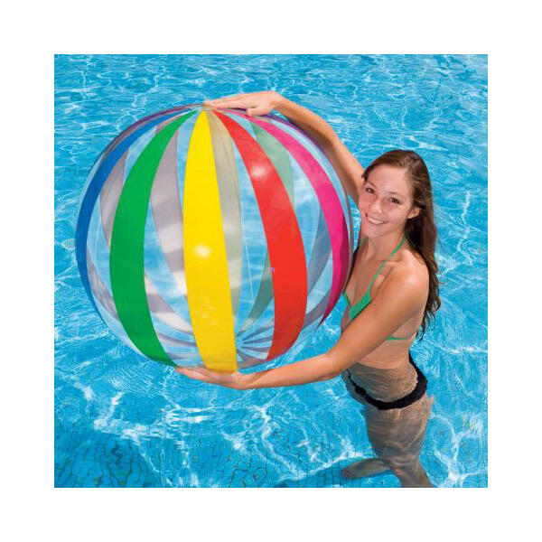 Intex: Gigantische kleurrijke strandbal 107 cm - diverse 2/2