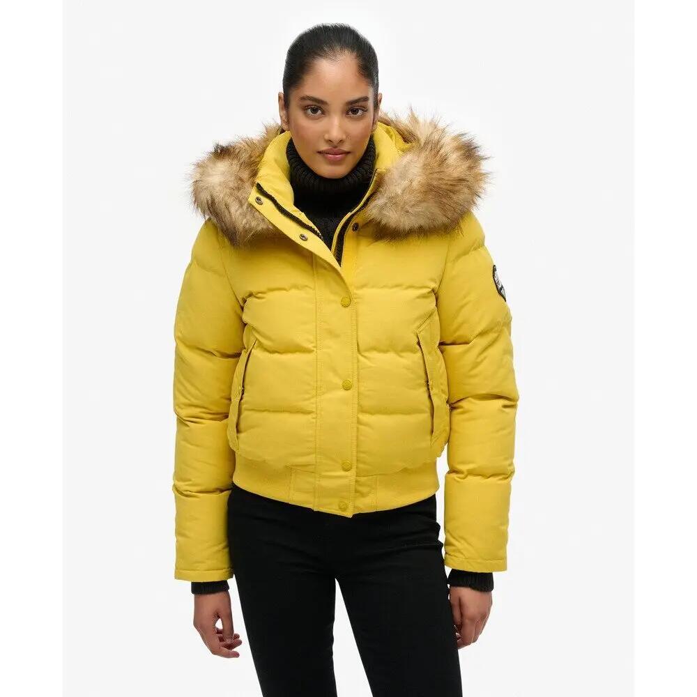 Plumífero con capucha de mujer Superdry Everest 2/7