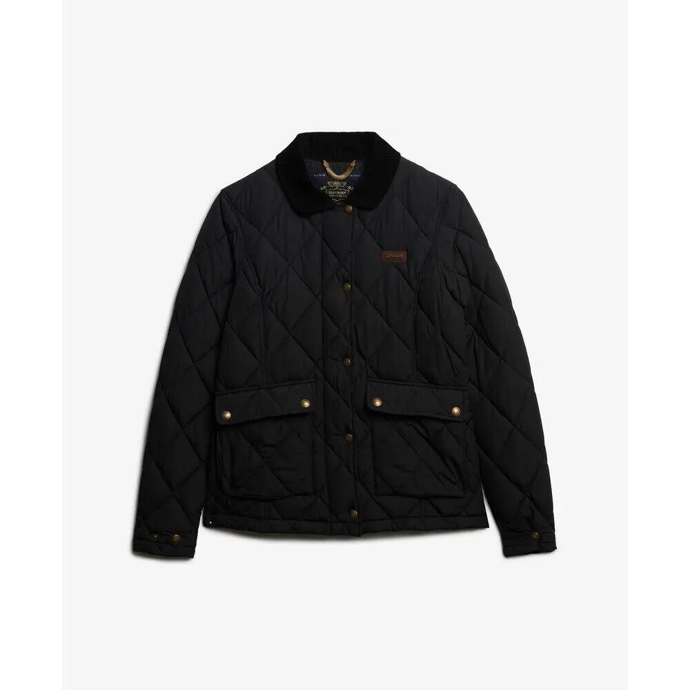Women's down jacket Superdry Cord Trimmed Liner
