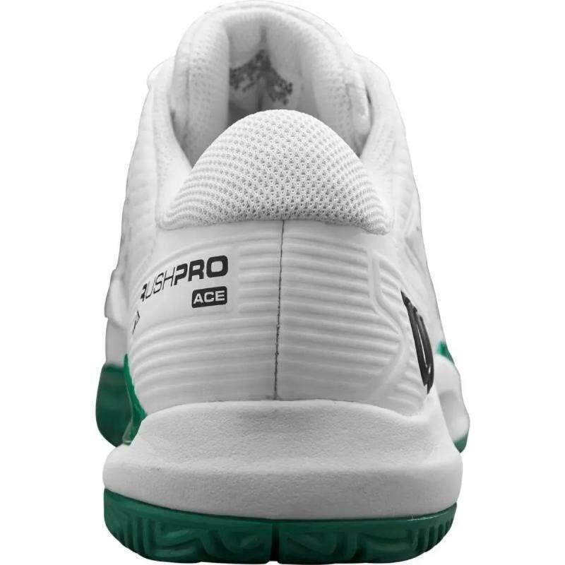 Tênis Júnior Branco Verde Wilson Rush Pro Ace 2/5