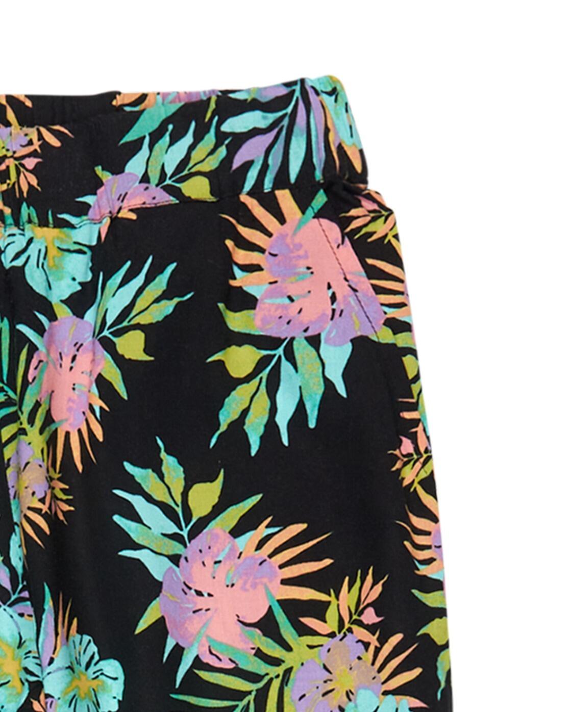 Bas de survêtement à taille élastique IN DA CLUB Noir Fille 3/3