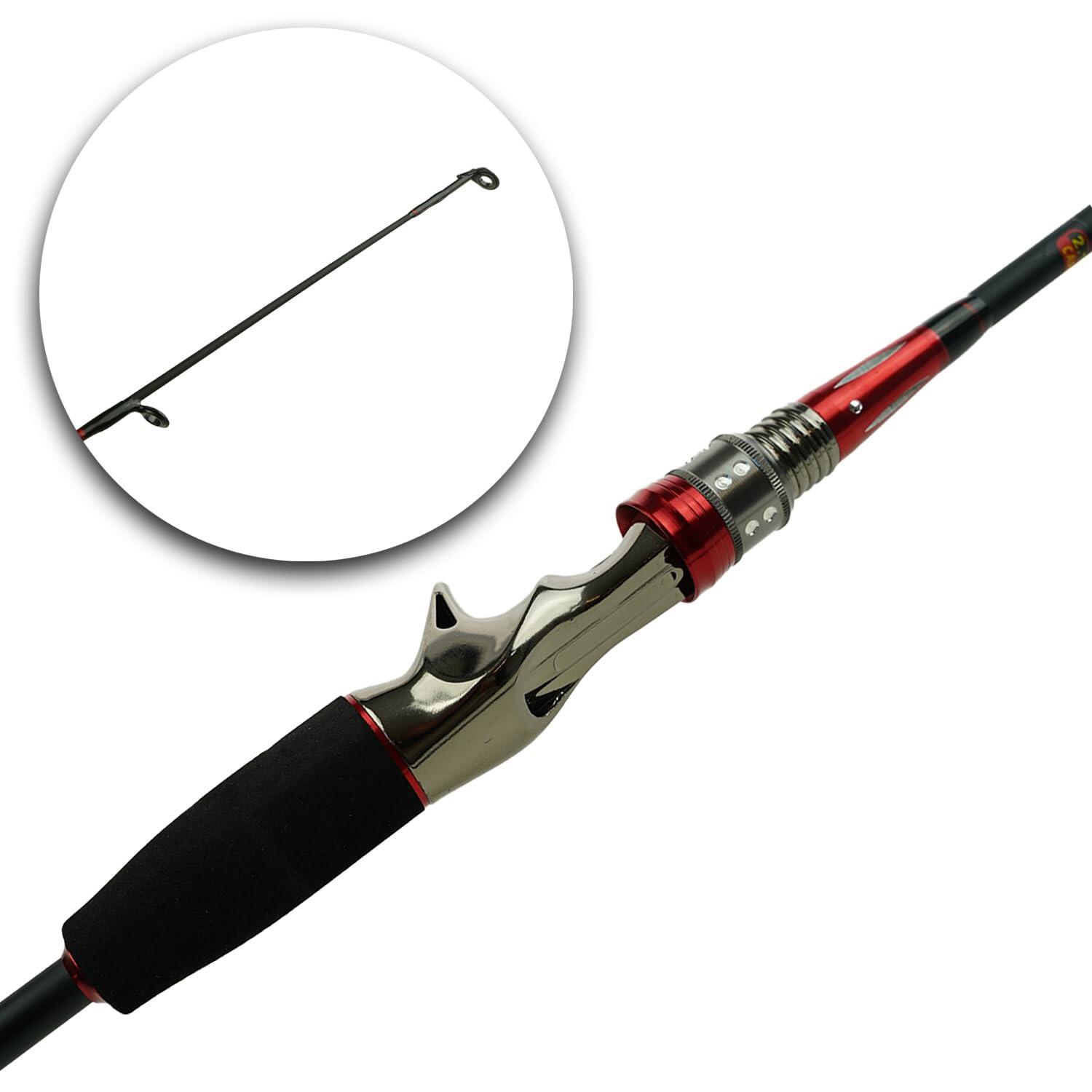 Conjunto Baitcaster Deluxe Cana Reel Softbait 2/7