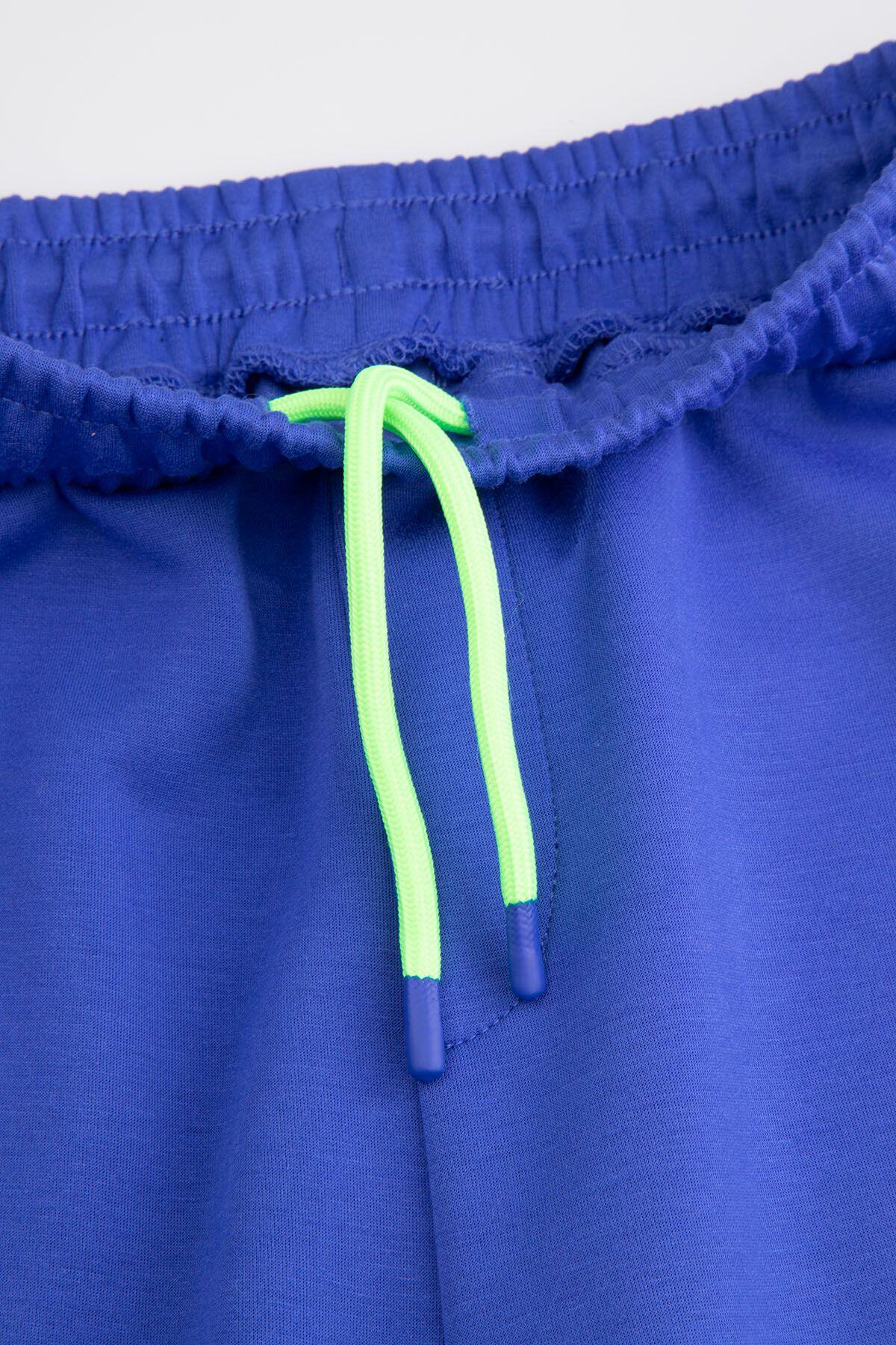 Joggingborek voor kinderen WL6 blauw 3/4