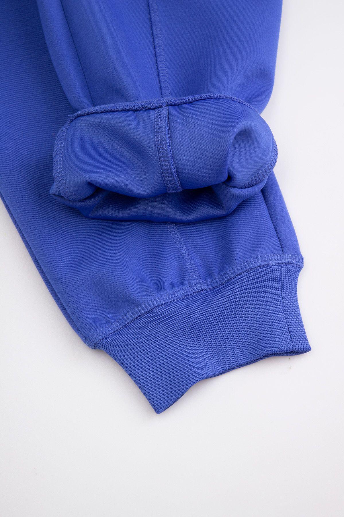 Joggingborek voor kinderen WL6 blauw 4/4