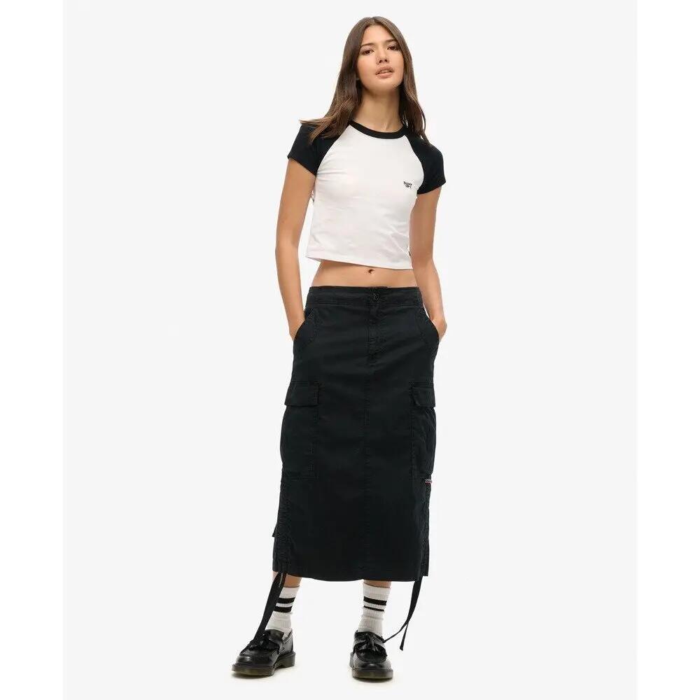Jupe midi cargo femme Superdry 2/6