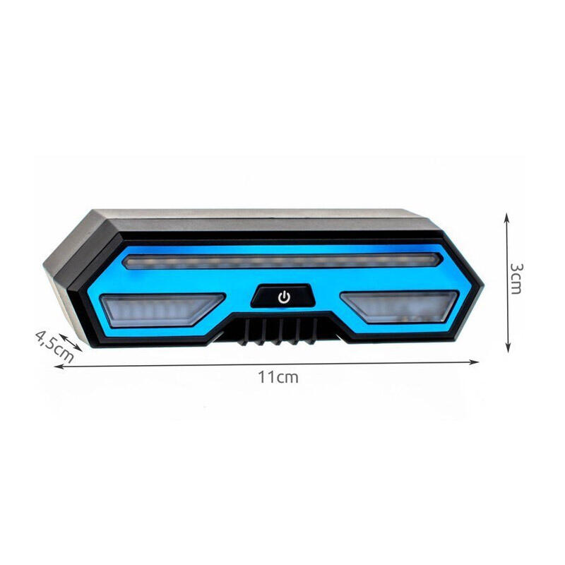 Lumini bicicleta si telecomanda, USB, patru moduri de semnalizare, waterproof