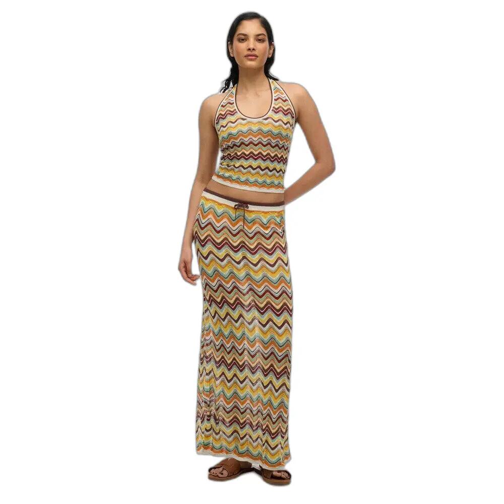 Langere zigzag gebreide rok voor dames Superdry 2/5