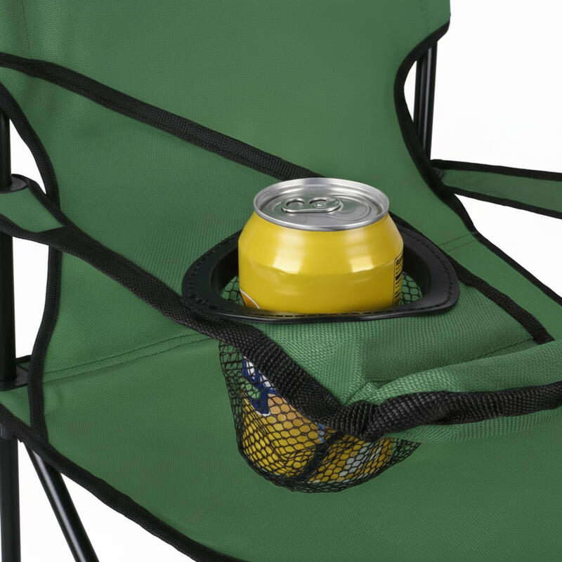 Scaun camping pliabil, suport pentru pahar, 100 kg, 80 x 47 x 80 cm