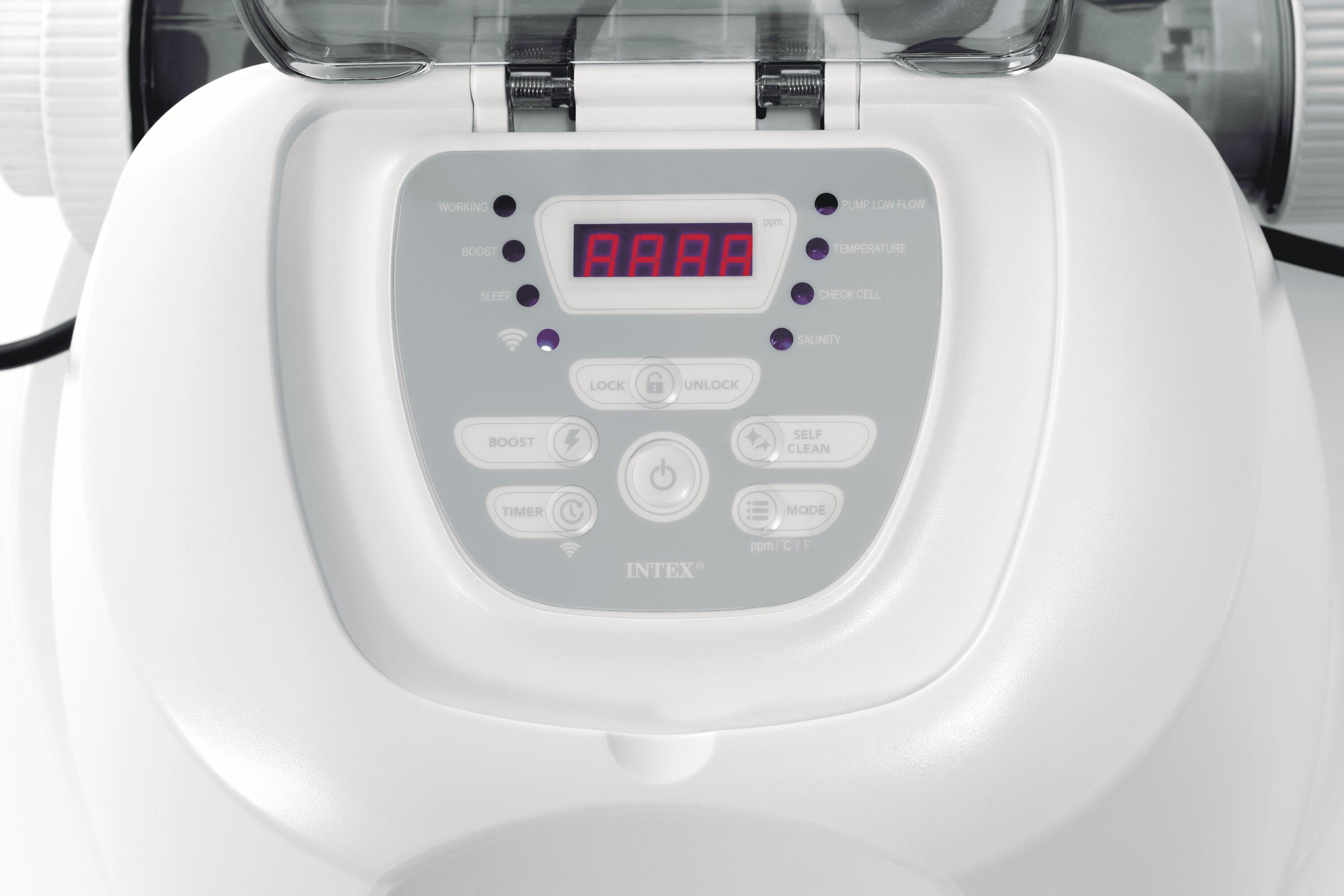 Intex 26690 - Generatore Salino di Cloro Krystal Clear QS 1600 Plus con Wifi 6/7